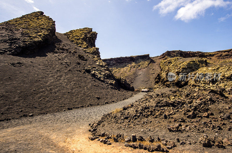 火山el cuervo lanzarote日加那利群岛